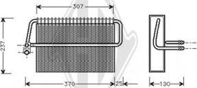 Diederichs DCV1071 - Evaporator, air conditioning car-mod.net