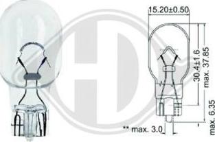 Diederichs LID10089 - Bulb, indicator car-mod.net