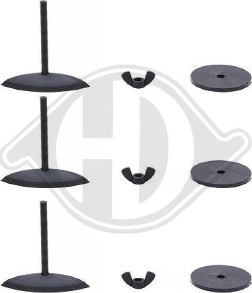 Diederichs ZUB00394 - Holder, radiator grille car-mod.net