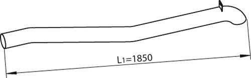 Dinex 47655 - Exhaust Pipe car-mod.net