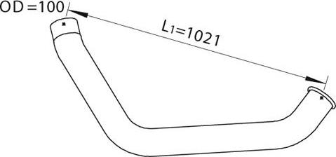 Dinex 47621 - Exhaust Pipe car-mod.net
