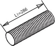 Dinex 47130 - Exhaust Pipe car-mod.net