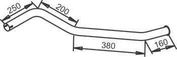 Dinex 50765 - Exhaust Pipe car-mod.net