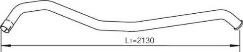 Dinex 53747 - Exhaust Pipe car-mod.net