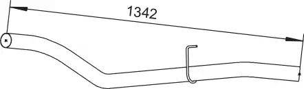 Dinex 64692 - Exhaust Pipe car-mod.net