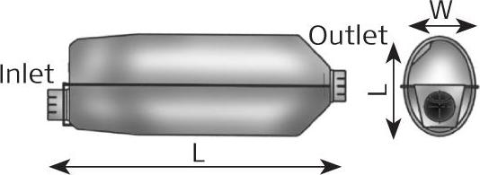 Dinex 68323 - Middle / End Silencer car-mod.net
