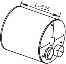 Dinex 21486 - Middle Silencer car-mod.net