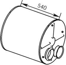 Dinex 21488 - Middle Silencer car-mod.net