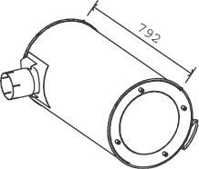 Dinex 28451 - Middle Silencer car-mod.net