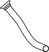 Dinex 28101 - Exhaust Pipe car-mod.net