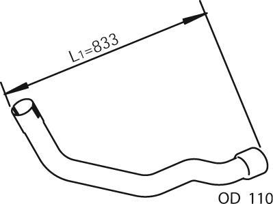 Dinex 28219 - Exhaust Pipe car-mod.net
