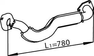 Dinex 74102 - Exhaust Pipe car-mod.net