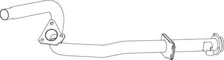Dinex 74110 - Exhaust Pipe car-mod.net