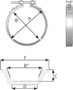 Dinex 73809 - Pipe Connector, exhaust system car-mod.net
