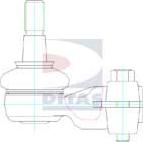Ditas A1-1063 - Tie Rod End car-mod.net