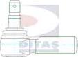 Ditas A3-1935 - Tie Rod End car-mod.net