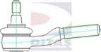 Ditas A2-1136 - Tie Rod End car-mod.net