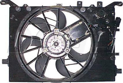 DOGA EVO018 - Fan, radiator car-mod.net