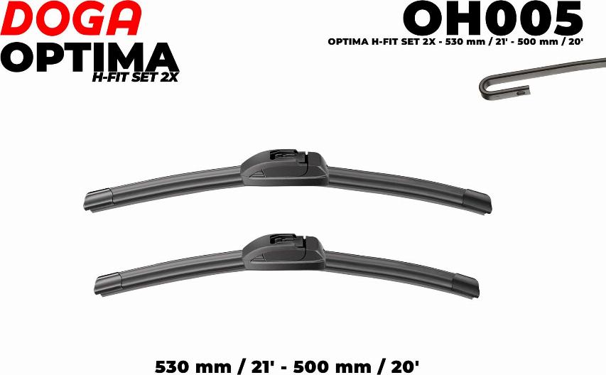 DOGA OH005 - Wiper Blade car-mod.net