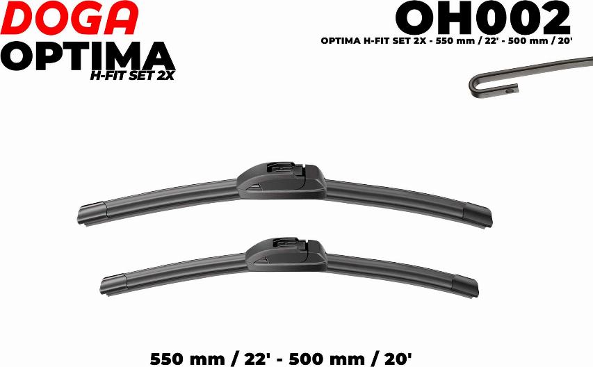 DOGA OH002 - Wiper Blade car-mod.net