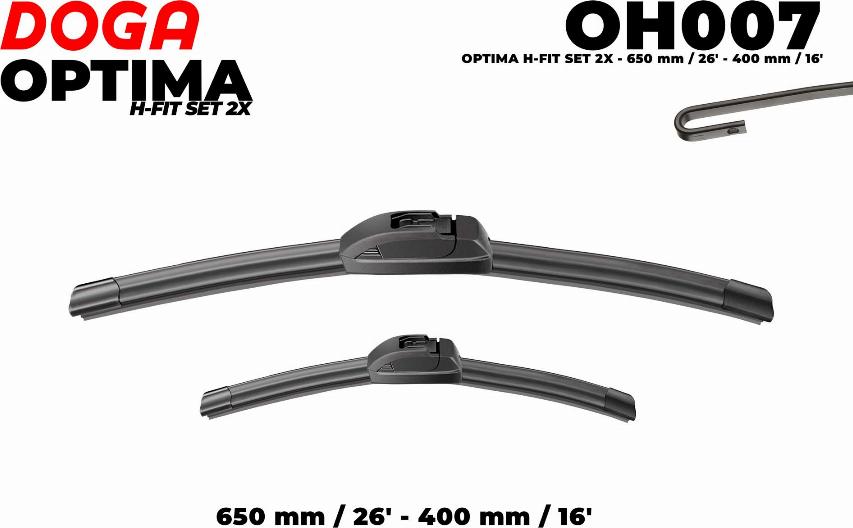 DOGA OH007 - Wiper Blade car-mod.net