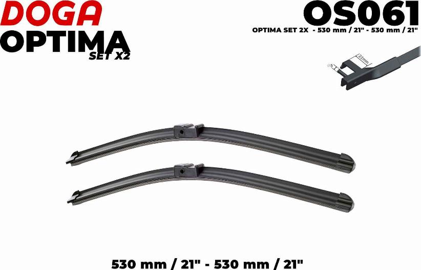 DOGA OS061 - Wiper Blade car-mod.net
