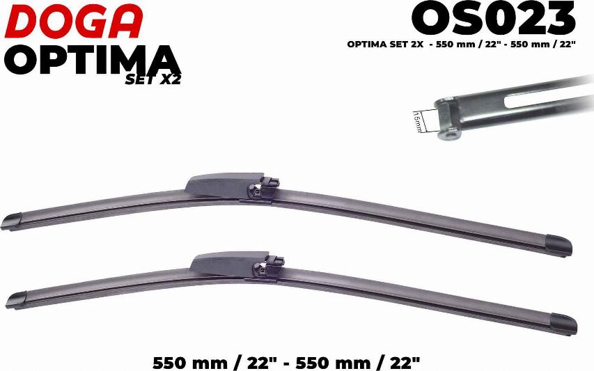 DOGA OS023 - Wiper Blade car-mod.net
