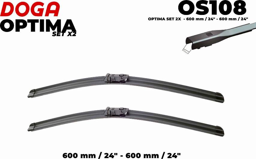 DOGA OS108 - Wiper Blade car-mod.net