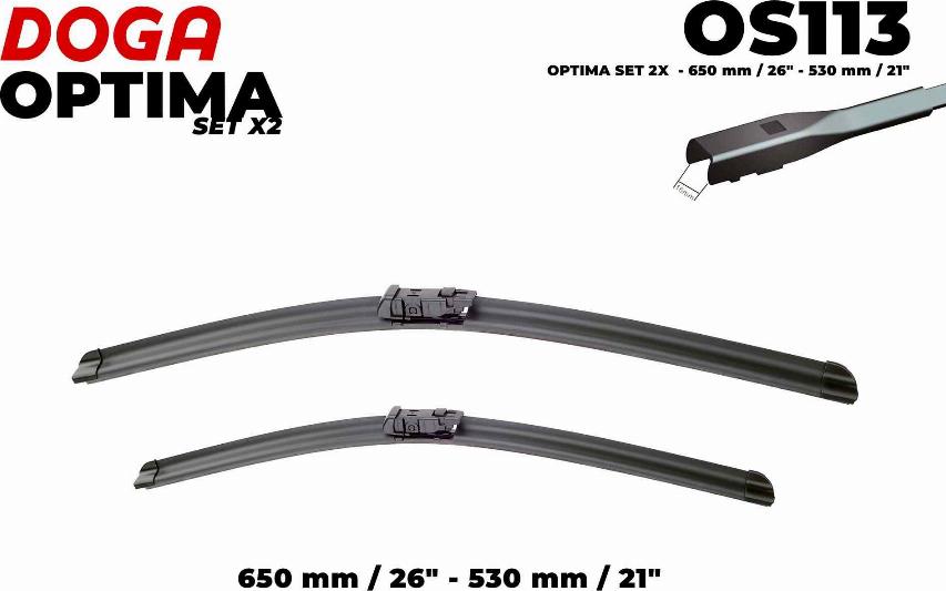 DOGA OS113 - Wiper Blade car-mod.net