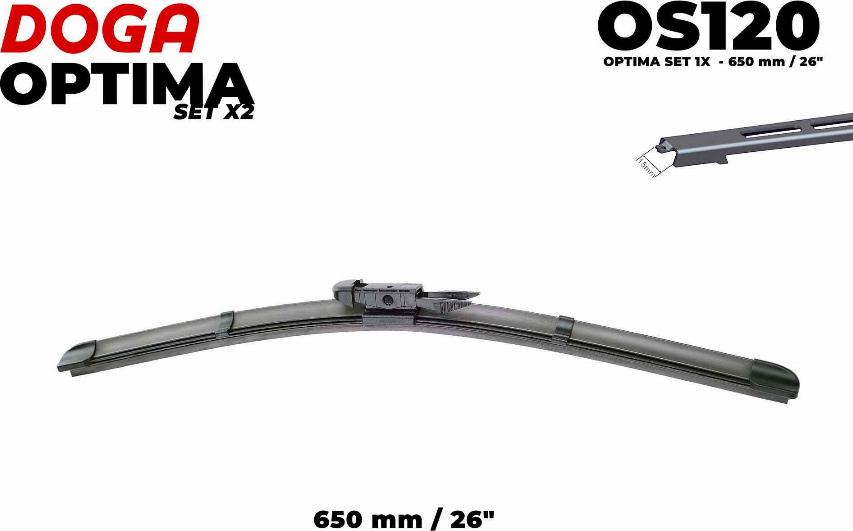 DOGA OS120 - Wiper Blade car-mod.net