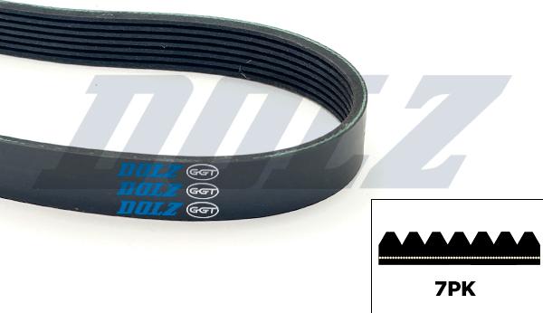 DOLZ 05KD7PK1179E - V-Ribbed Belt car-mod.net