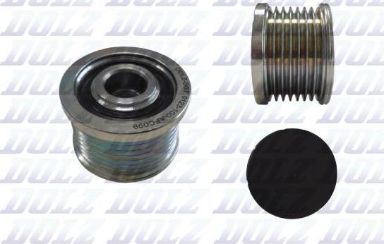 DOLZ AFC099 - Pulley, alternator, freewheel clutch car-mod.net
