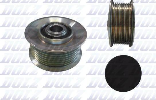 DOLZ AFC058 - Pulley, alternator, freewheel clutch car-mod.net