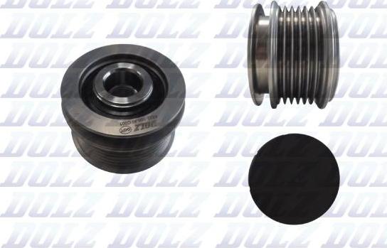 DOLZ AFC001 - Pulley, alternator, freewheel clutch car-mod.net