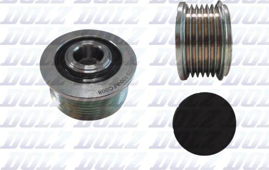 DOLZ AFC008 - Pulley, alternator, freewheel clutch car-mod.net