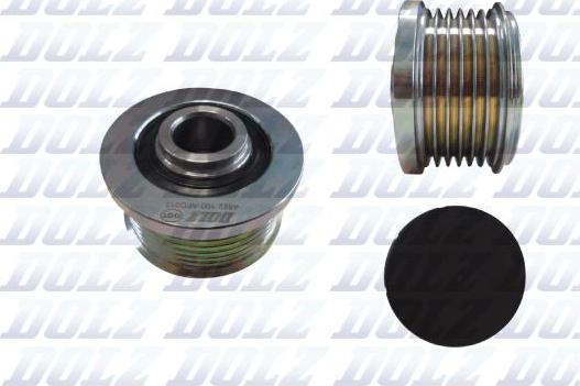 DOLZ AFC013 - Pulley, alternator, freewheel clutch car-mod.net