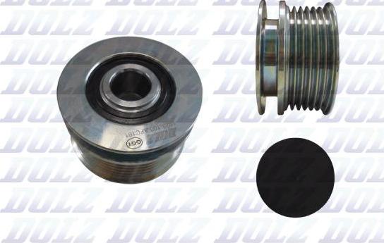DOLZ AFC161 - Pulley, alternator, freewheel clutch car-mod.net