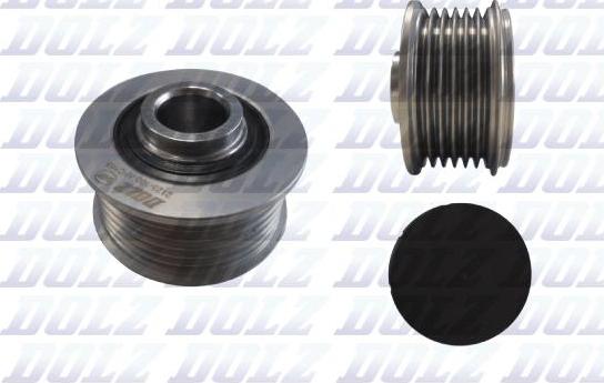 DOLZ AFC168 - Pulley, alternator, freewheel clutch car-mod.net