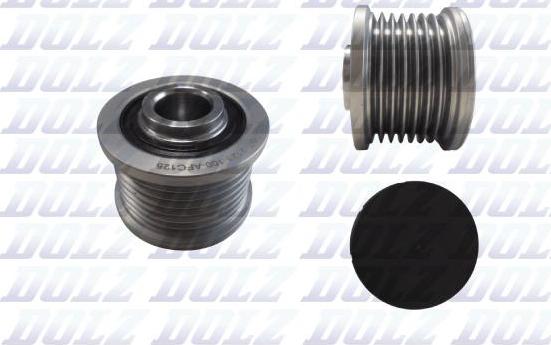 DOLZ AFC125 - Pulley, alternator, freewheel clutch car-mod.net