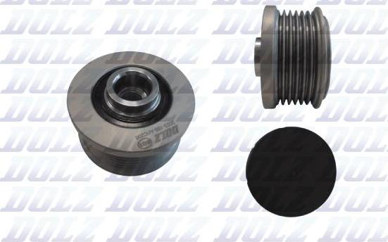 DOLZ AFC208 - Pulley, alternator, freewheel clutch car-mod.net