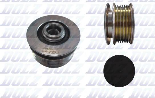 DOLZ AFC238 - Pulley, alternator, freewheel clutch car-mod.net