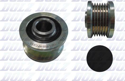 DOLZ AFC233 - Pulley, alternator, freewheel clutch car-mod.net