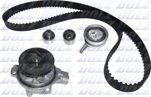 DOLZ KD153 - Water Pump & Timing Belt Set car-mod.net