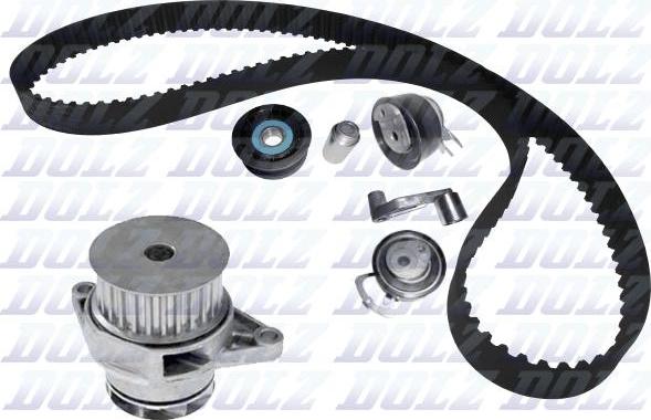 DOLZ KD101 - Water Pump & Timing Belt Set car-mod.net