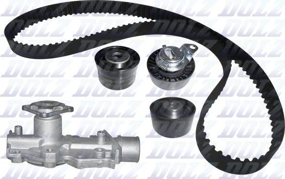 DOLZ KD125 - Water Pump & Timing Belt Set car-mod.net