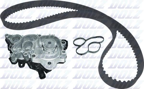 DOLZ KD317 - Water Pump & Timing Belt Set car-mod.net