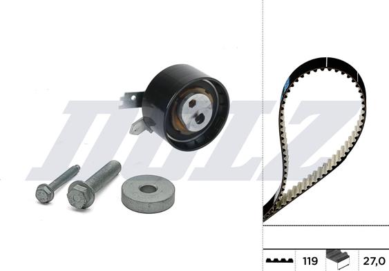 DOLZ SKD286 - Timing Belt Set car-mod.net
