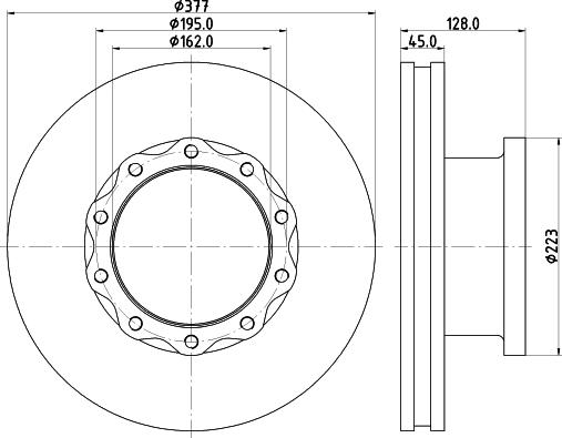 Brake Engineering DI955783 - Brake Disc car-mod.net