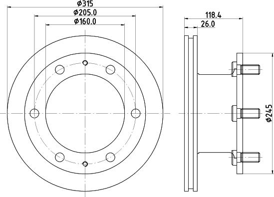 DON CVD507 - Brake Disc car-mod.net