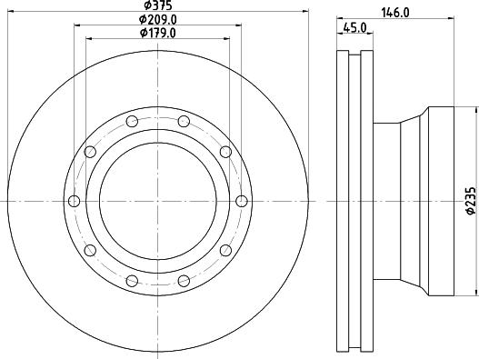 DON CVD589 - Brake Disc car-mod.net